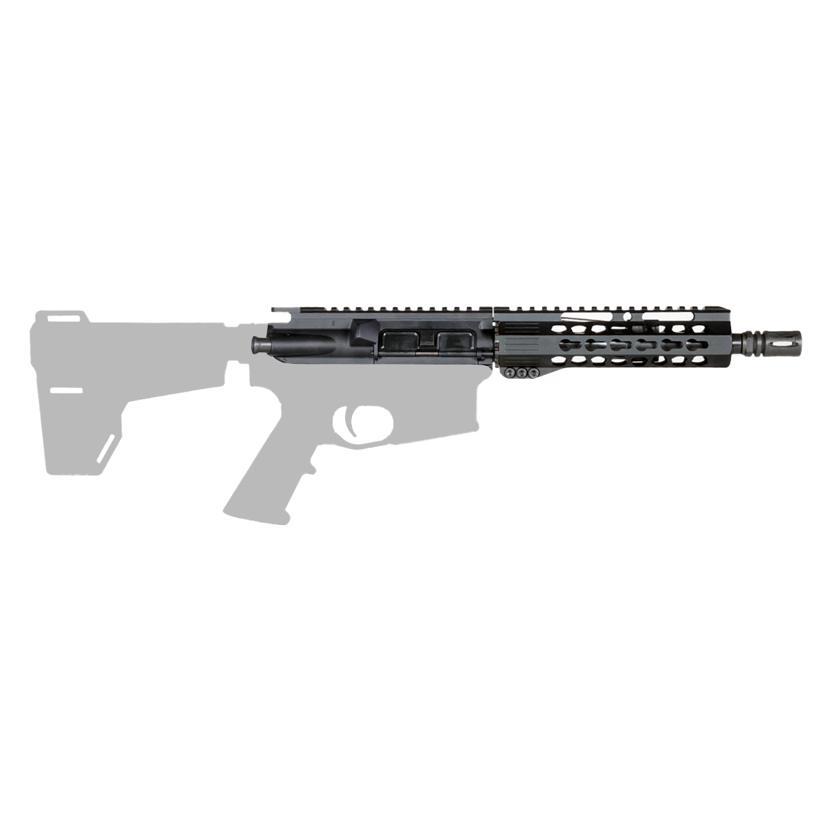 'Snake Eye' 8.5-inch AR-15 5.56 NATO Nitride Pistol Upper Build Kit ...