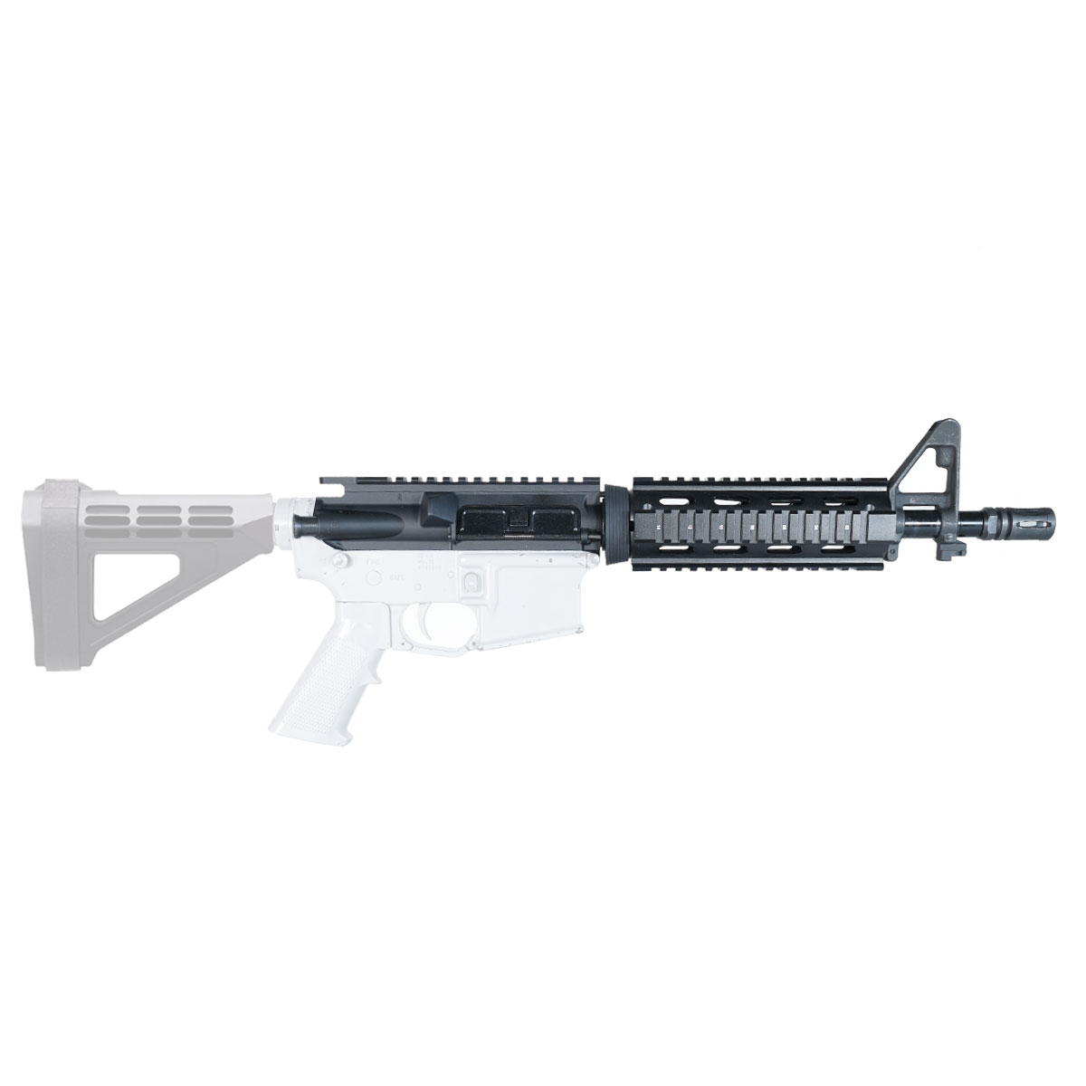 'Talon' 10.5-inch AR-15 5.56 NATO Nitride Pistol Upper Build Kit ...