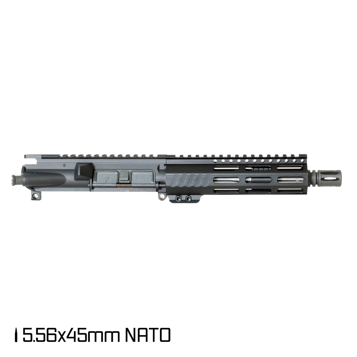Davidson Defense Aegis 7.5-inch Pistol-Gas 1:7 Stainless Steel 5.56 NATO AR-15 Freefloat M-Lok Handguard Pistol Assembled Upper Receiver