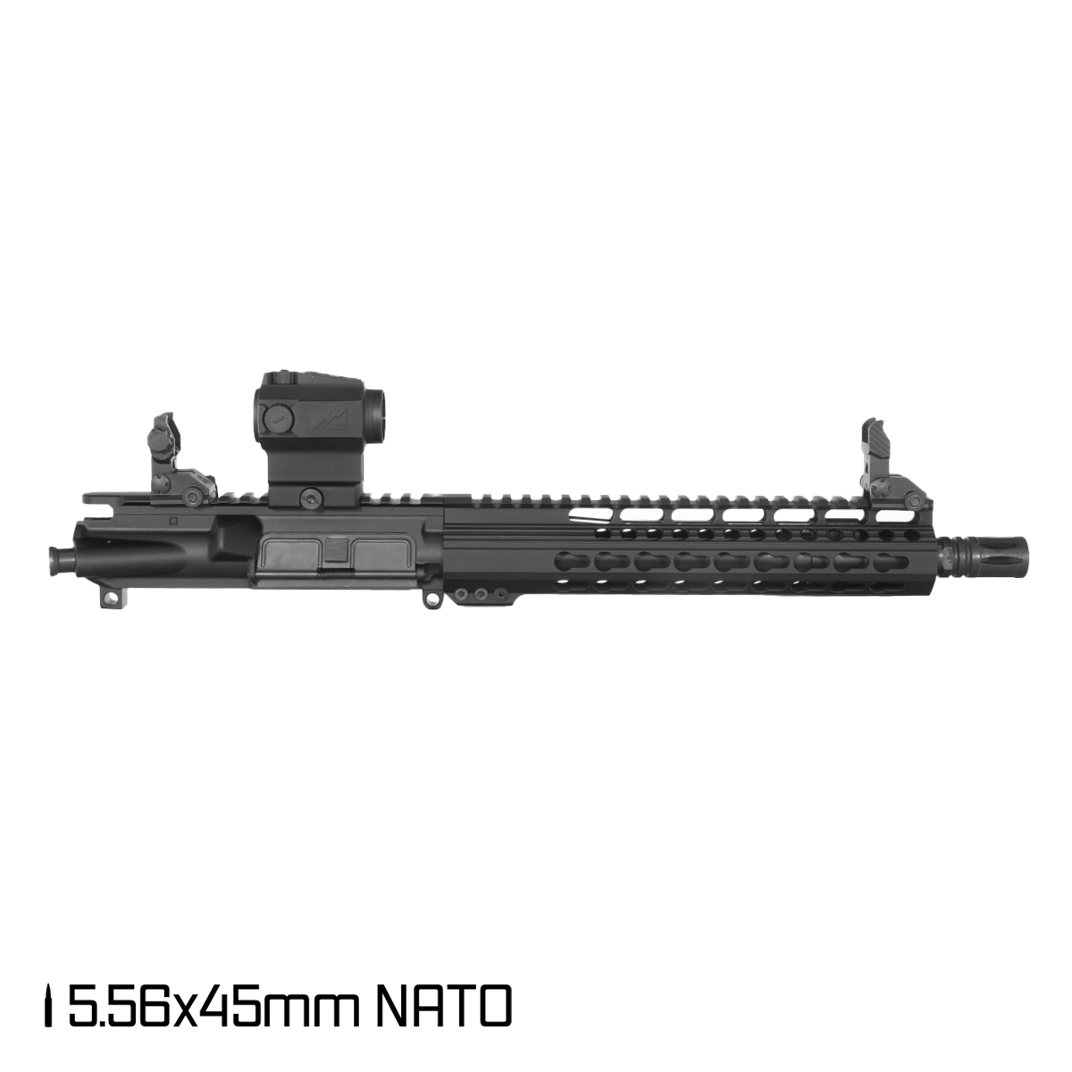 Davidson  Defense Capture 10.5-inch Carbine-Gas 5.56 NATO AR-15 Pistol Assembled Upper Receiver, Northtac Ronin P-11 Red Dot Sight