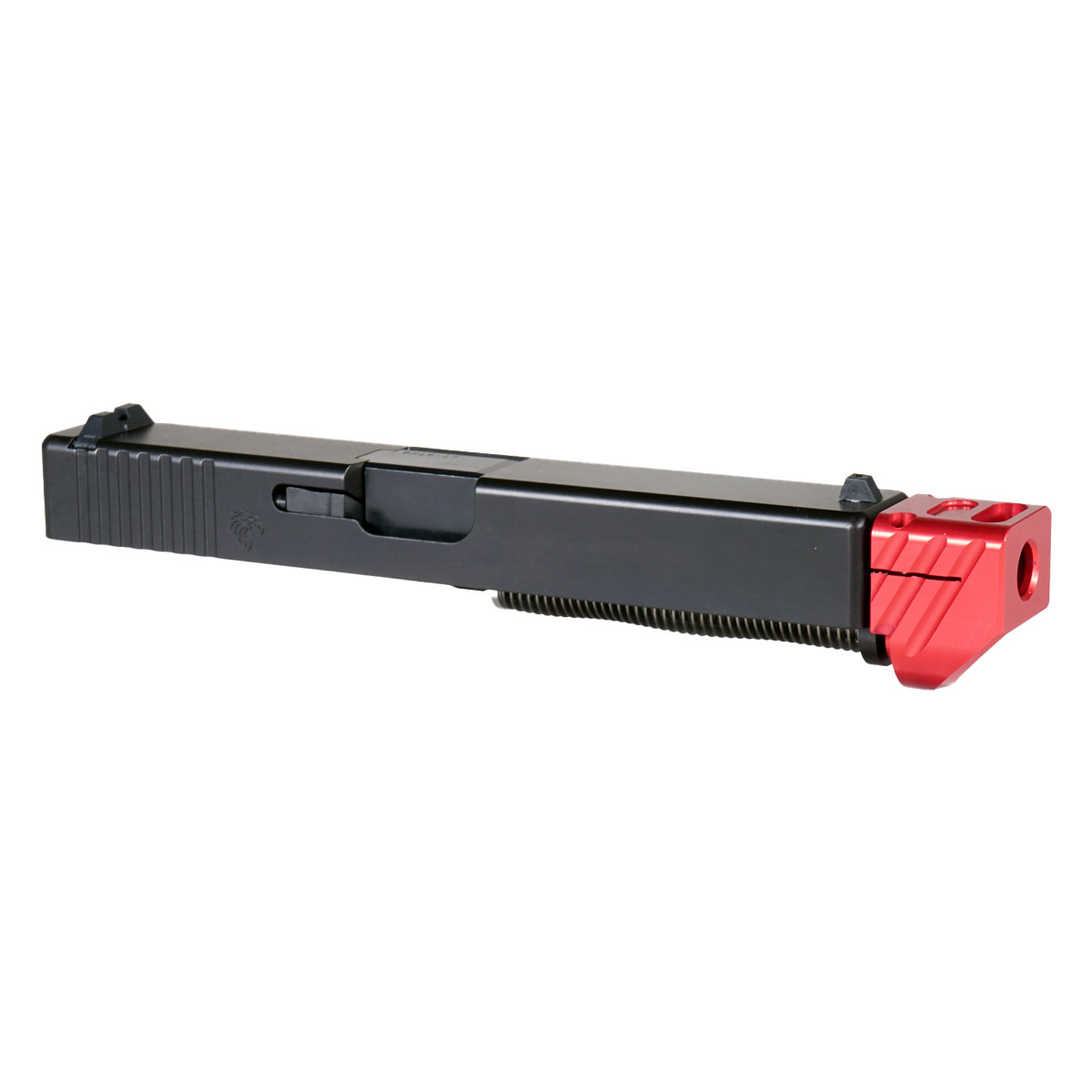DTT 'Boomerango V3 w/ Red Compensator' 9mm Complete Slide Kit - Glock 17 Gen 1-3 Compatible