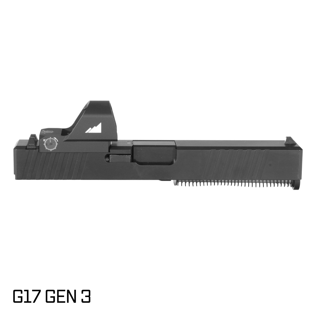DTT Stiffler MFG Hole-in-One Glock G17 Compatible Complete Slide Kit ﻿﻿﻿﻿w/ Northtac F12 Red Dot