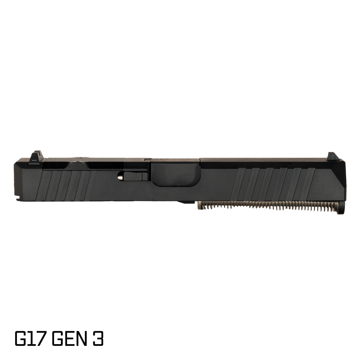 DTT Stiffler MFG Valkyrie Nitride Barrel G17 Gen 1-3 Compatible 9MM Black RMR Complete Slide Kit BLEM