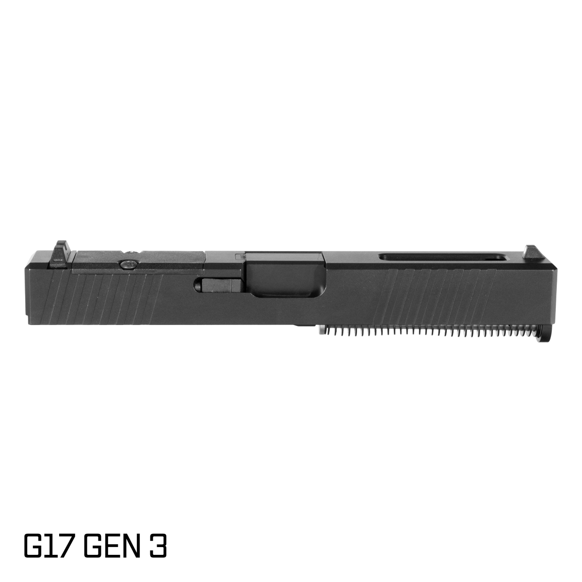 Davidson Defense Paladin Ported Nitride Barrel G17 Gen 1-3 Compatible 9MM 416R Stainless Steel Black Nitride Complete Slide Kit