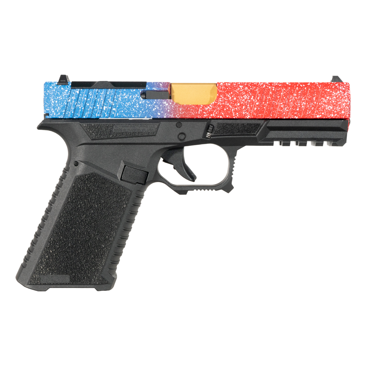 Wayfinder Ported Gold TiN Barrel G17 Gen 1-3 Compatible 9MM 17-4