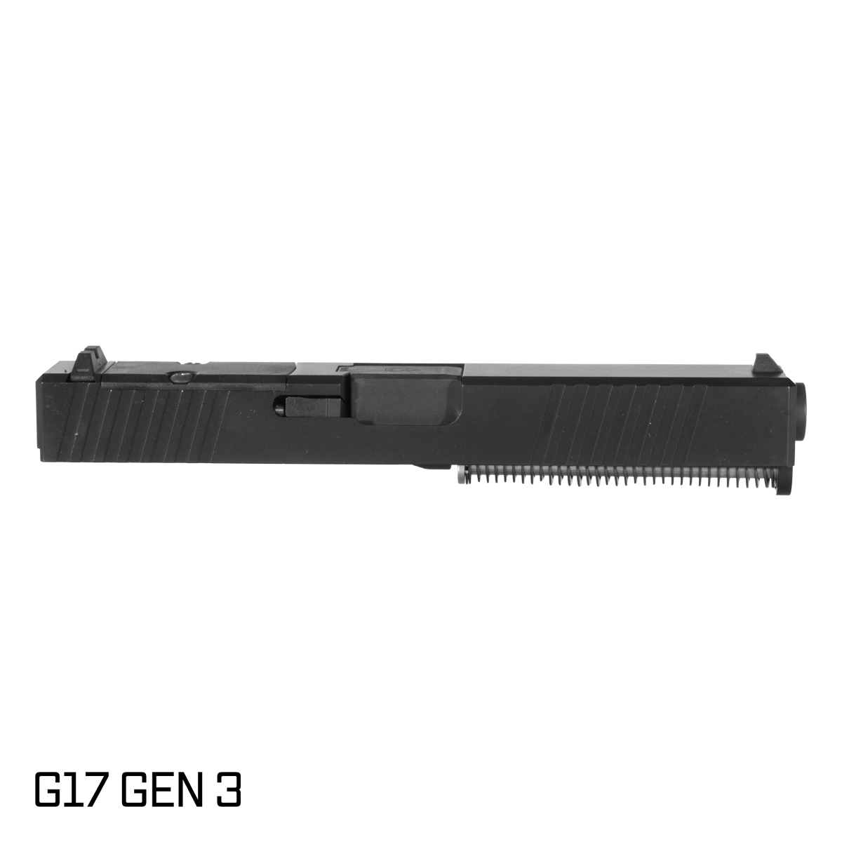 Davidson Defense Paladin Nitride Barrel G17 Gen 1-3 Compatible 9MM 416R Stainless Steel Black Nitride Preassembled Complete Slide