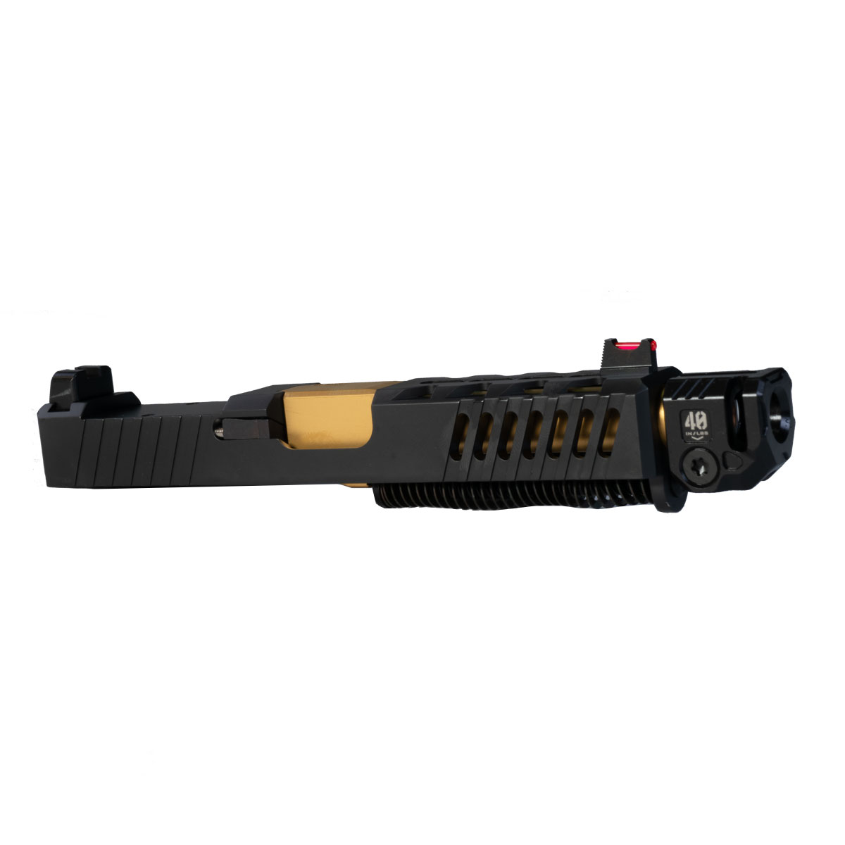 DTT 'Obsidio w/ Strike Industries Compensator' 9mm Complete Slide Kit - Glock 19 Gen 1-3 Compatible
