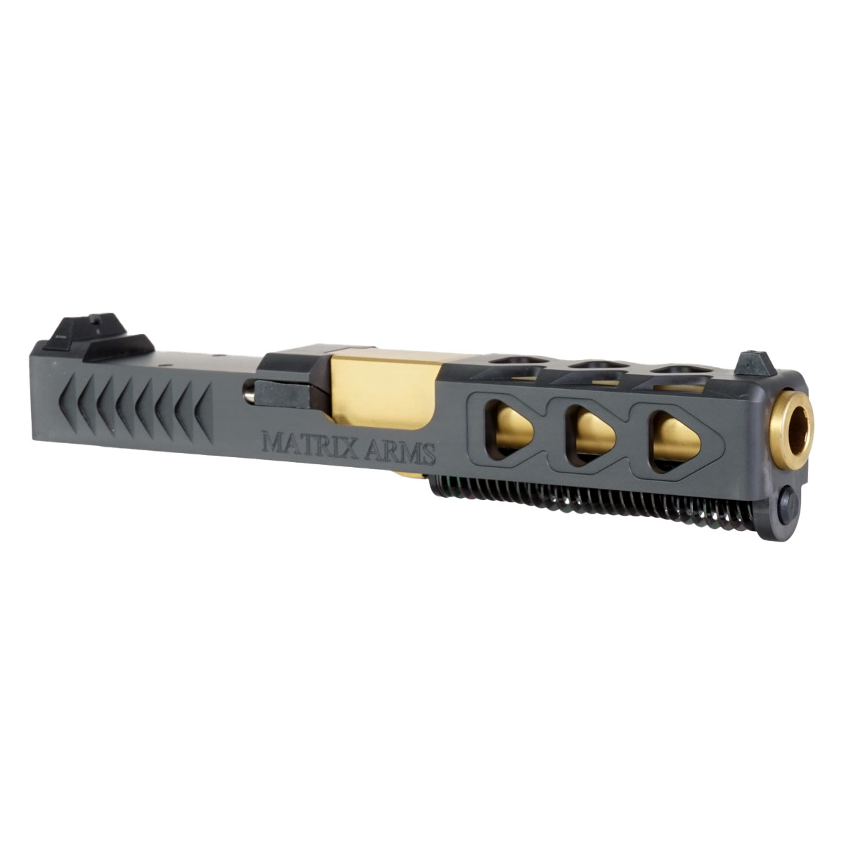 DTT 'The Black Knight' 9mm Complete Slide Kit - Glock 19 Gen 1-3 Compatible