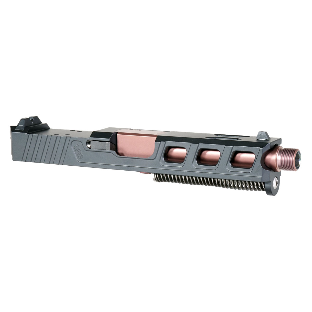 DTT 'Radioactive Waters' 9mm Complete Slide Kit - Glock 19 Gen 1-3 Compatible