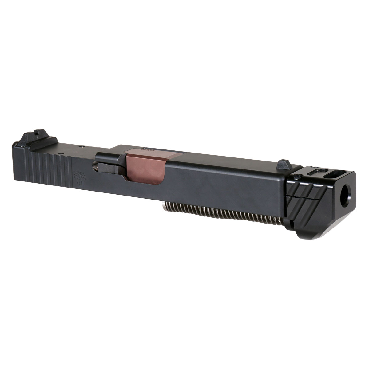 MMC 'Blockbuster V4 w/ Black Compensator' 9mm Complete Slide Kit - Glock 19 Gen 1-3 Compatible
