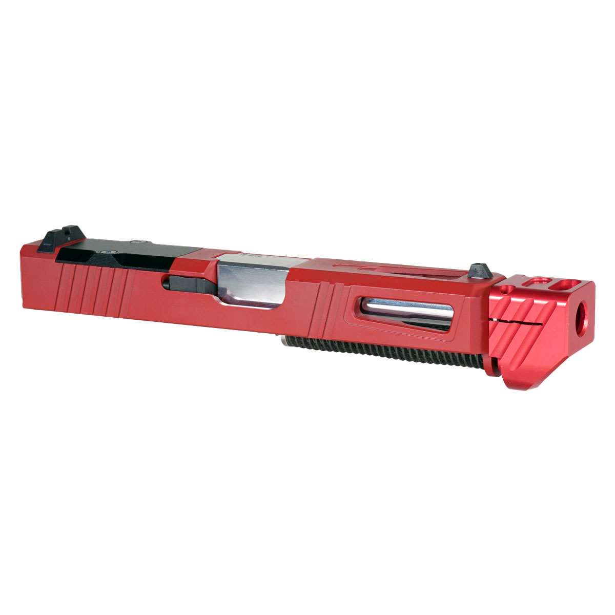 DD 'Pisa V3 w/ Red Compensator' 9mm Complete Slide Kit - Glock 19 Gen 1-3 Compatible