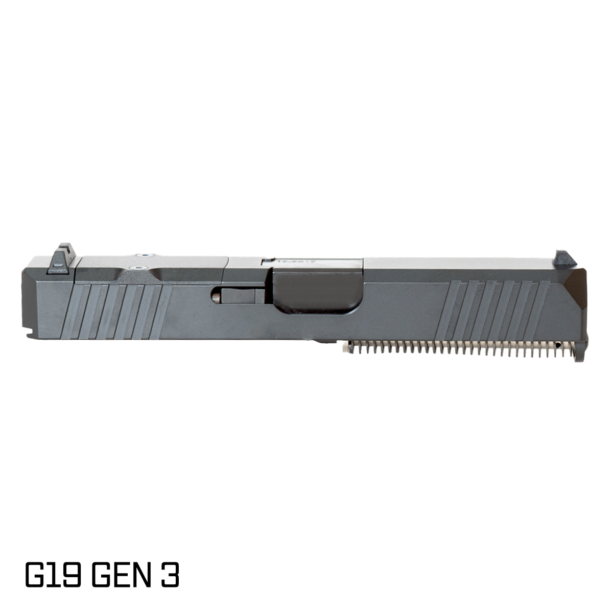DTT Stiffler MFG Valkyrie Nitride Barrel G19 Gen 1-3 Compatible 9MM Black RMR Complete Slide Kit