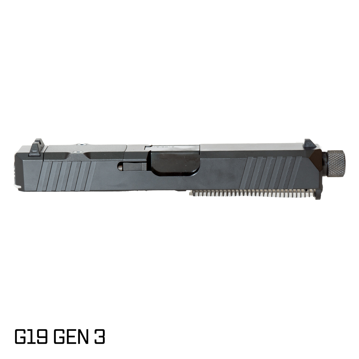Stiffler MFG Valkyrie Threaded Nitride Barrel G19 Gen 1-3 Compatible 9MM Black RMR Complete Slide Kit