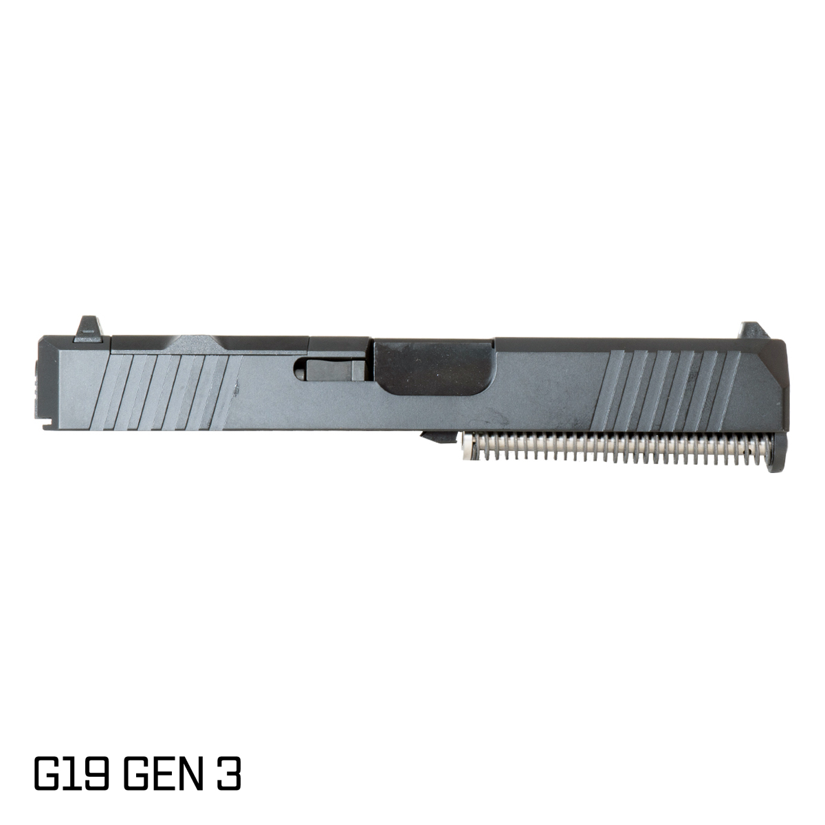 DTT Stiffler MFG Blemished Valkyrie Nitride Barrel G19 Gen 1-3 Compatible 9MM Black RMR Complete Slide Kit