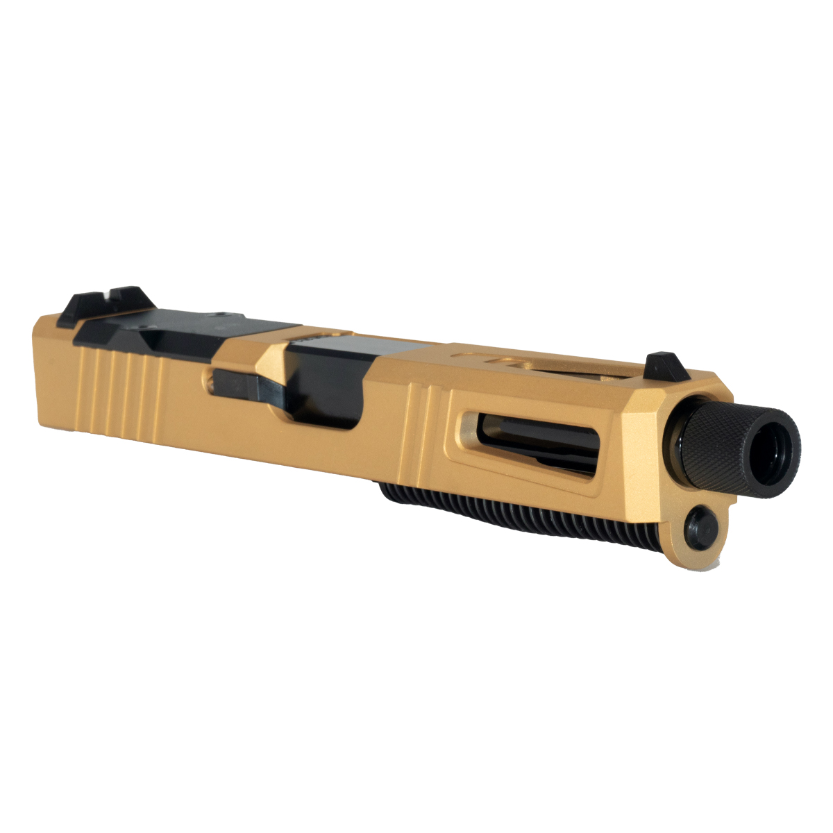 thumbnail image 2 of Gold DEVGRU Back Plate Cover For Glock 19, 17-41, Gen 1-5 – Anodized Aluminum USA 2 of 5