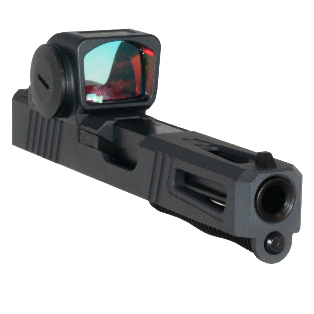 DTT Stiffler MFG Slipspace Glock 19 Compatible Complete Slide Kit ft. Gideon Optics Granite (RMR Footprint) Competition Single Red Dot
