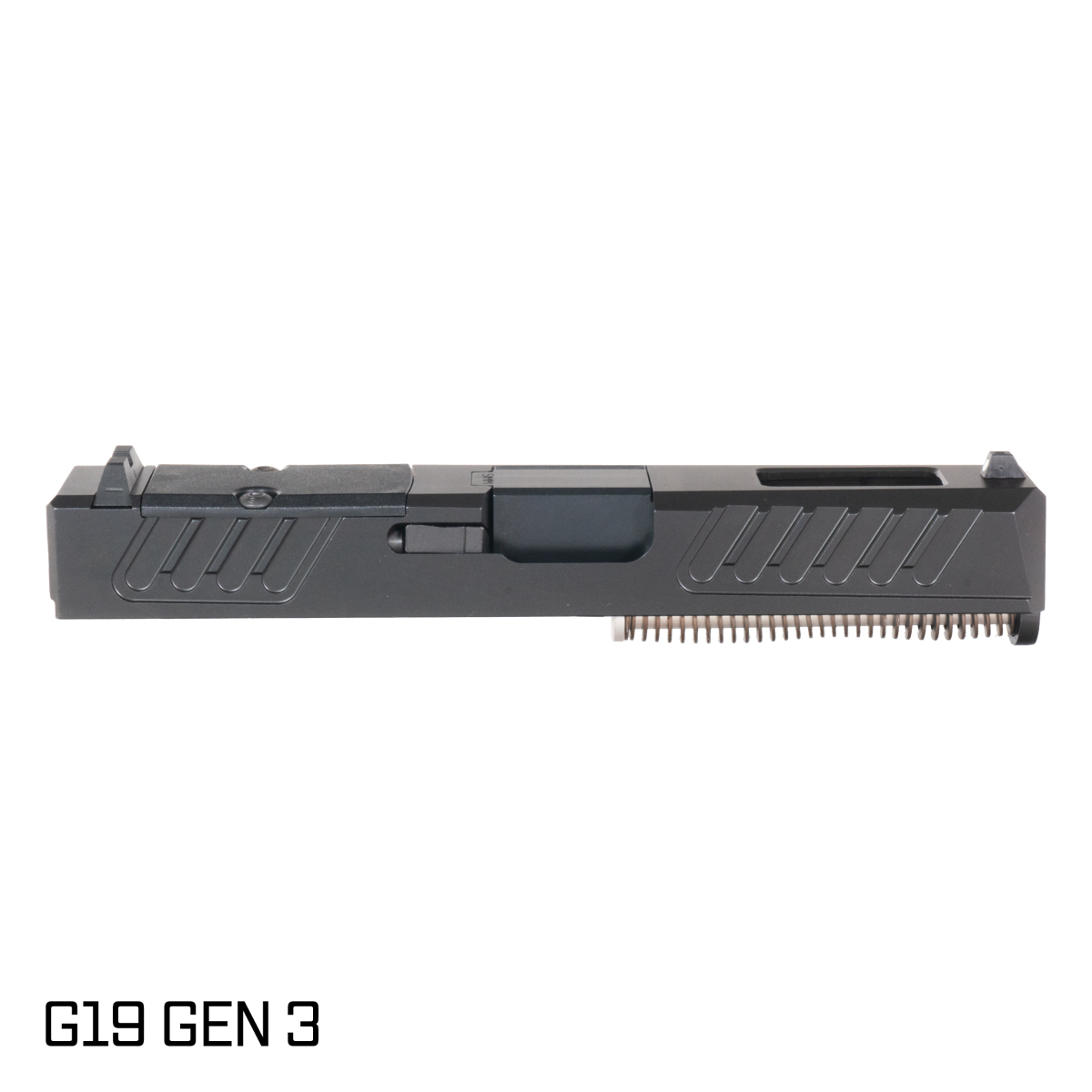 Davidson Davidson  Stiletto Ported Nitride Barrel G19 Gen 1-3 Compatible 9MM Black RMR Complete Slide Kit