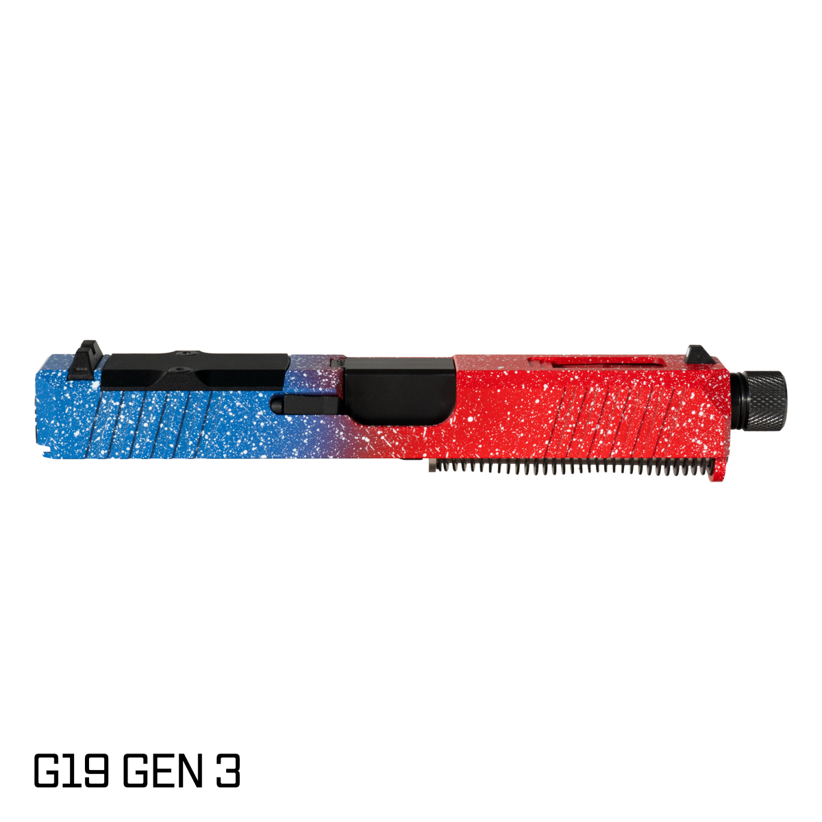DTT Stiffler MFG Wayfinder Threaded Barrel G19 Gen 1-3 Compatible 9MM USA Cerakote Complete Slide Kit