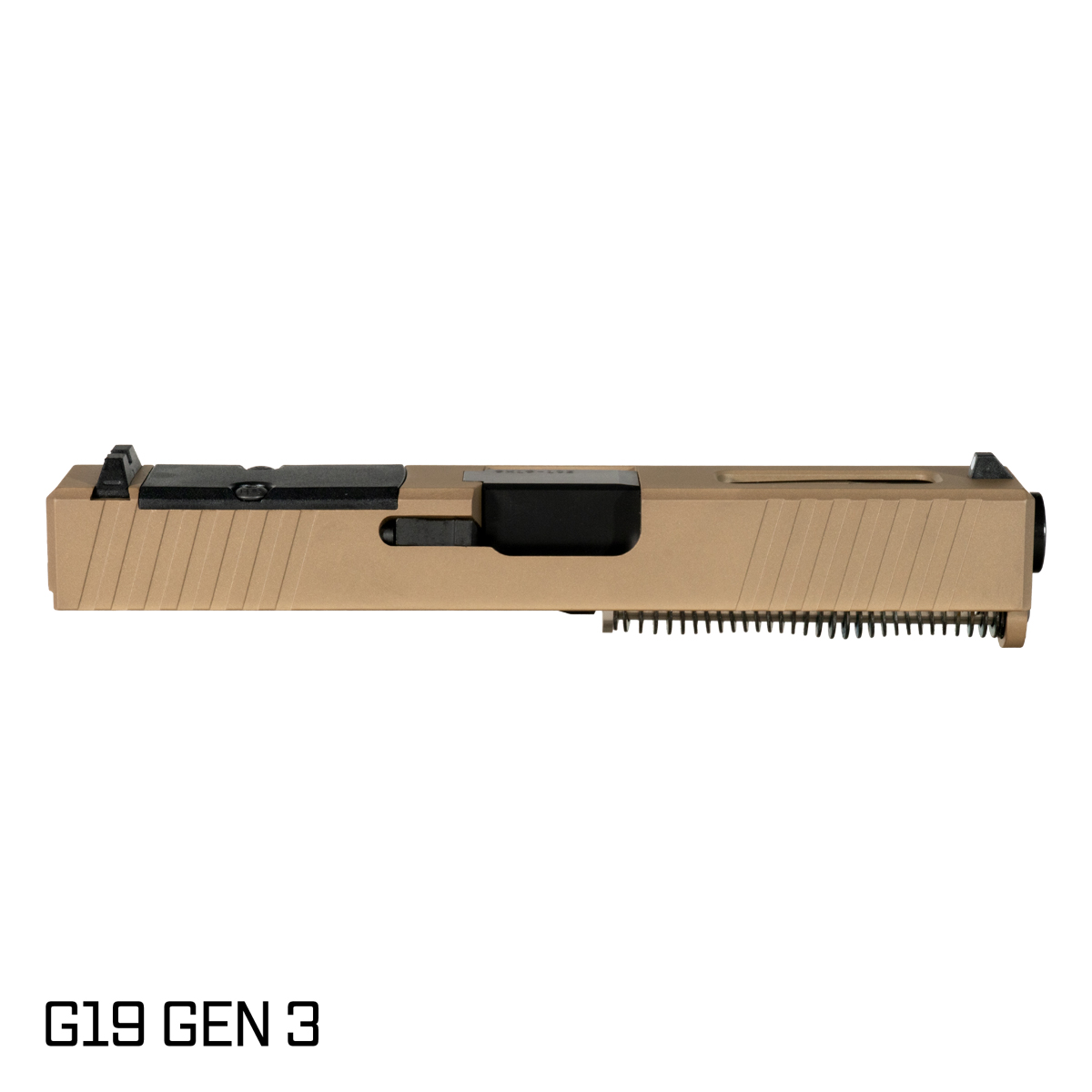 Davidson Defense Paladin Nitride Barrel G19 Gen 1-3 Compatible 9MM FDE Complete Slide Kit