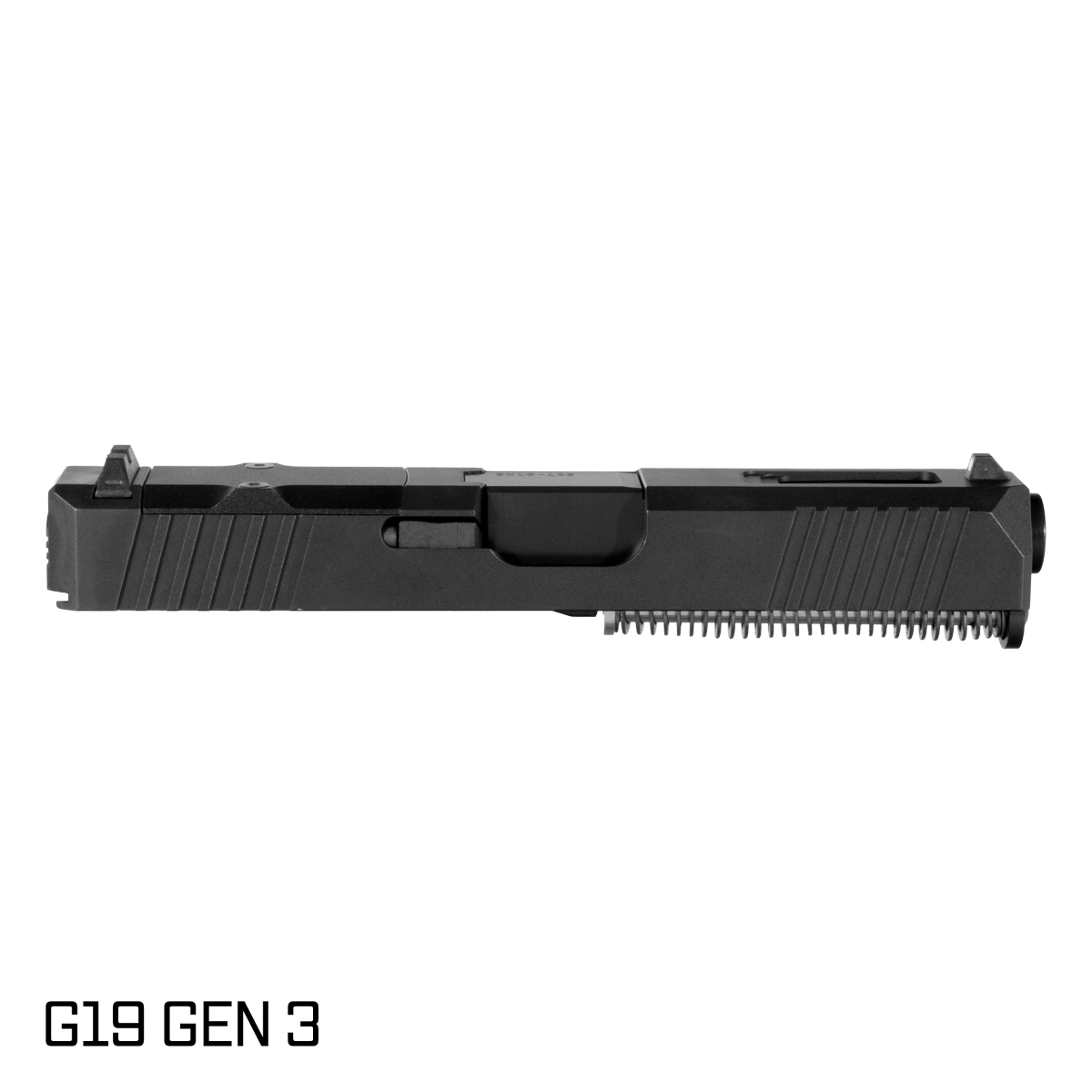 DTT Stiffler MFG Wayfinder Nitride Barrel G19 Gen 1-3 Compatible 9MM Black Nitride Complete Slide Kit