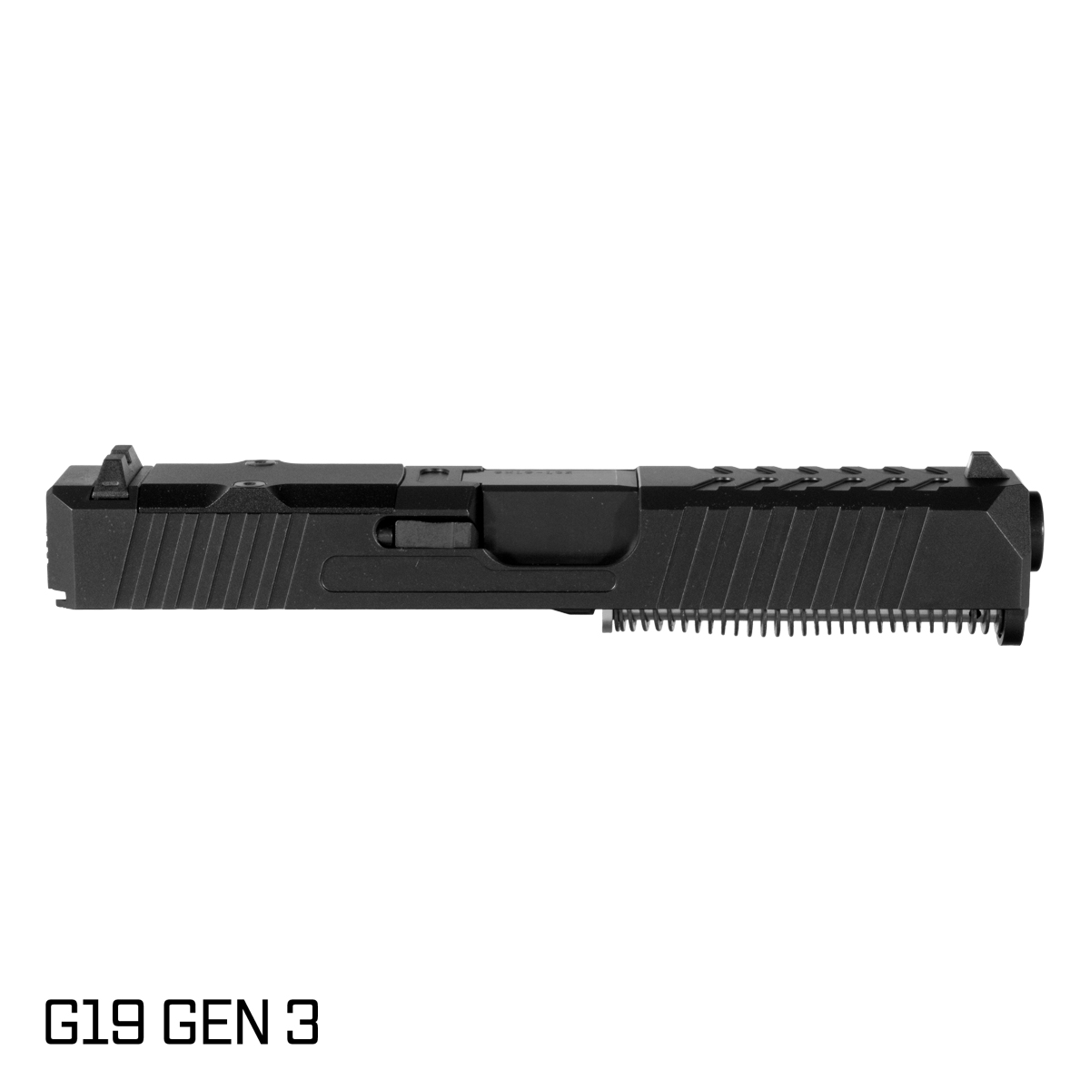 DTT Stiffler MFG Helios Nitride Barrel G19 Gen 1-3 Compatible 9MM Black RMR Complete Slide Kit