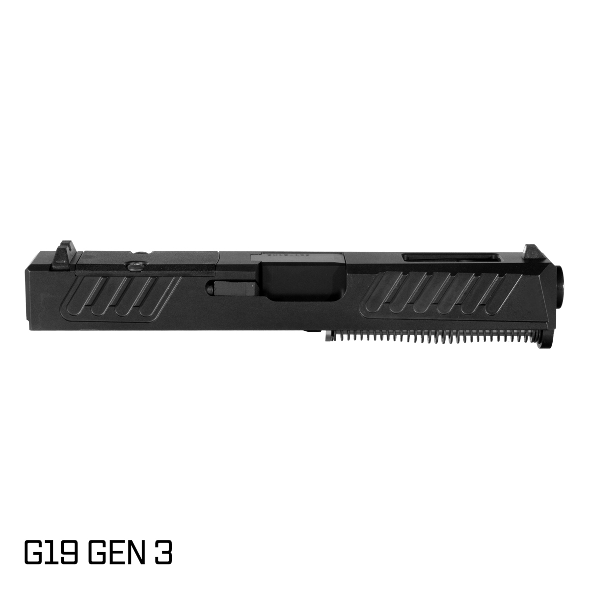 Davidson Defense Stiletto Nitride Barrel G19 Gen 1-3 Compatible 9MM Black Nitride RMR Complete Slide Kit