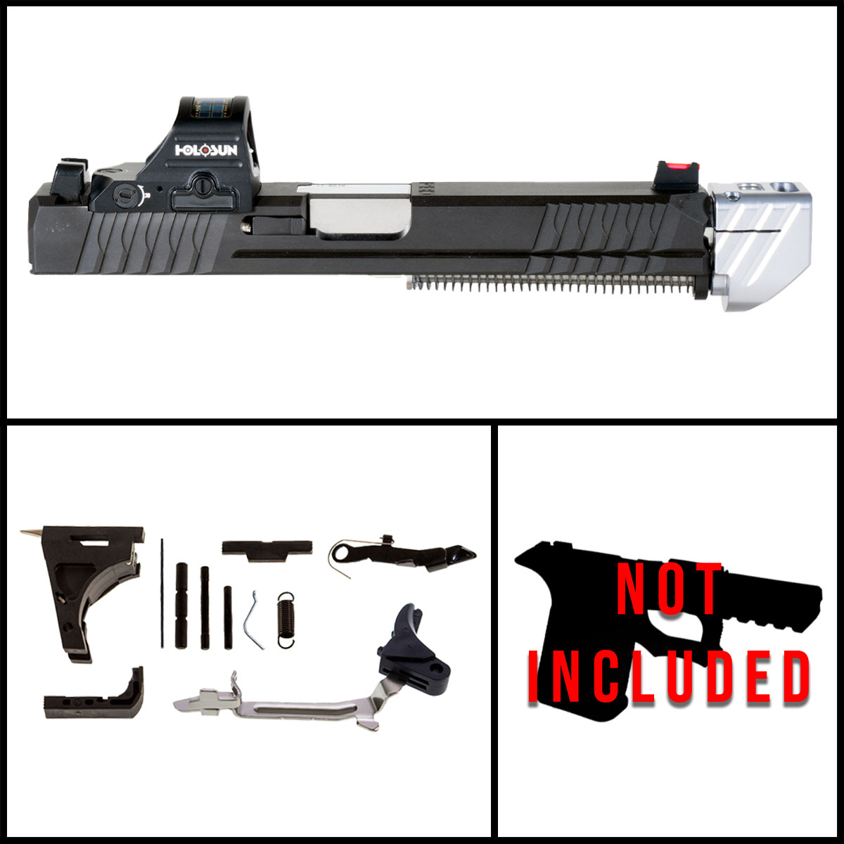 DTT 'Thought Process' 9mm Full Pistol Build Kit - Glock 17 Gen 1-3 Compatible