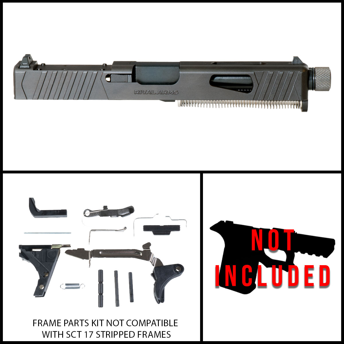 Everything Minus Frame Kits | Glock 17 Gen 1-3 Compatible