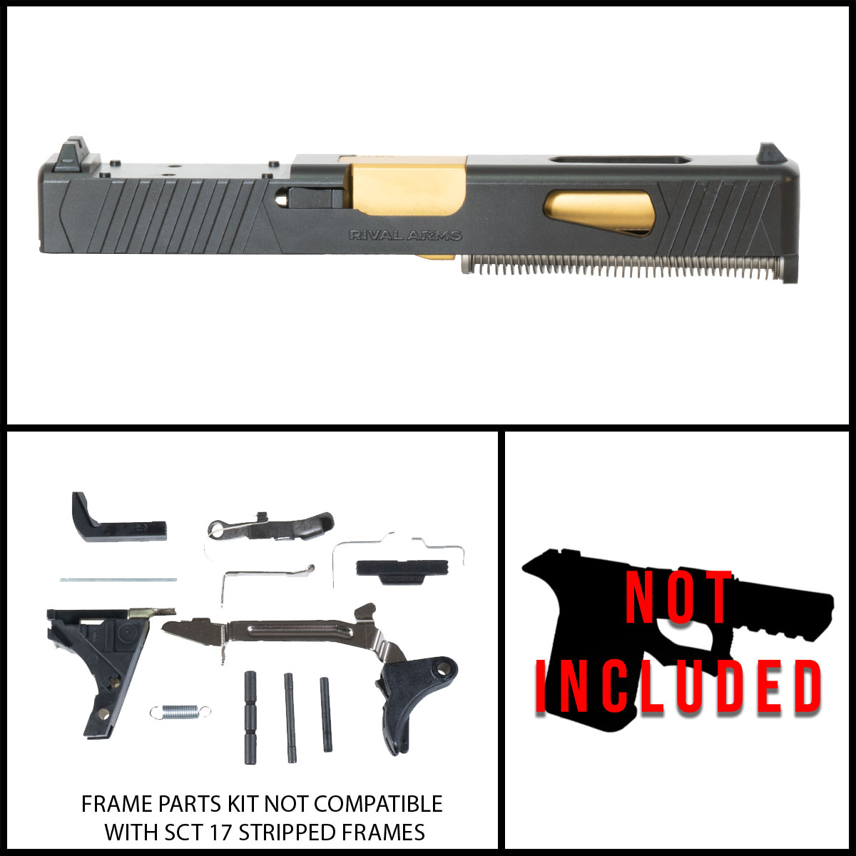 DD 'Fatebringer' 9mm Glock 17 Compatible Full Pistol Build Kit ...