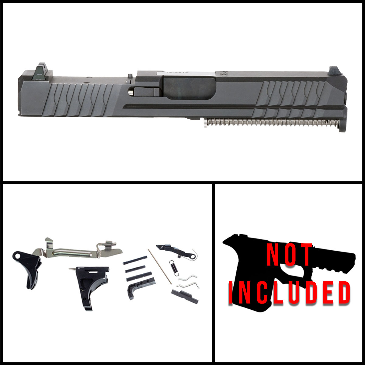 DTT 'Potassium' 9mm Complete Full Gun Kit - Glock 19 Gen 1-3 Compatible