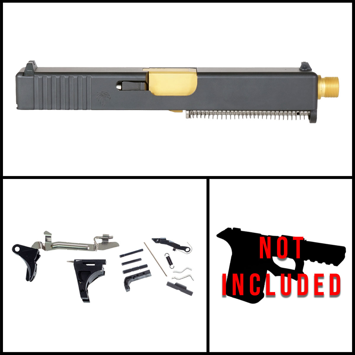 DTT 'Repunit Prime' 9mm Full Gun Kit - Glock 19 Gen 1-3 Compatible