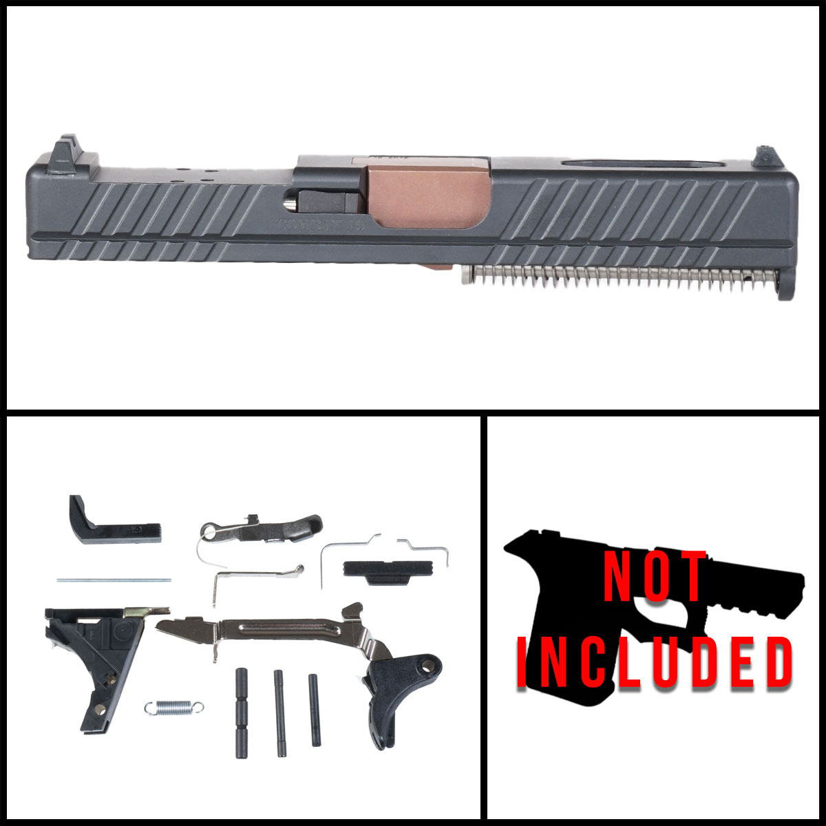 DTT 'Undefined' 9mm Full Gun Kit - Glock 19 Gen 1-3 Compatible