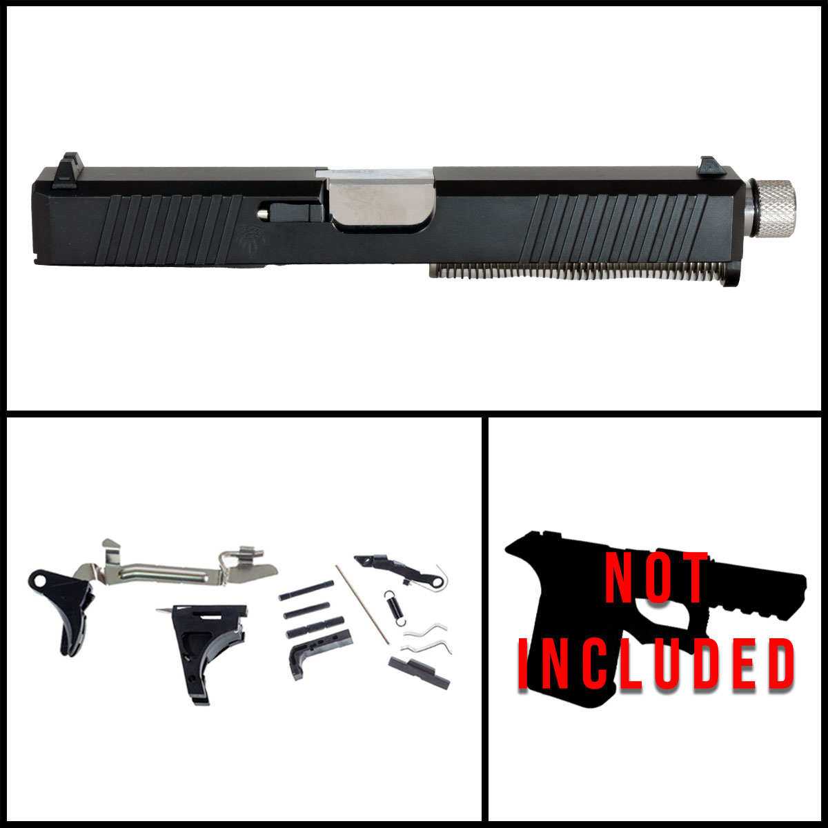DTT Oath Keeper Glock G17 Compatible Full Pistol Build Kit (Everything Minus Frame)