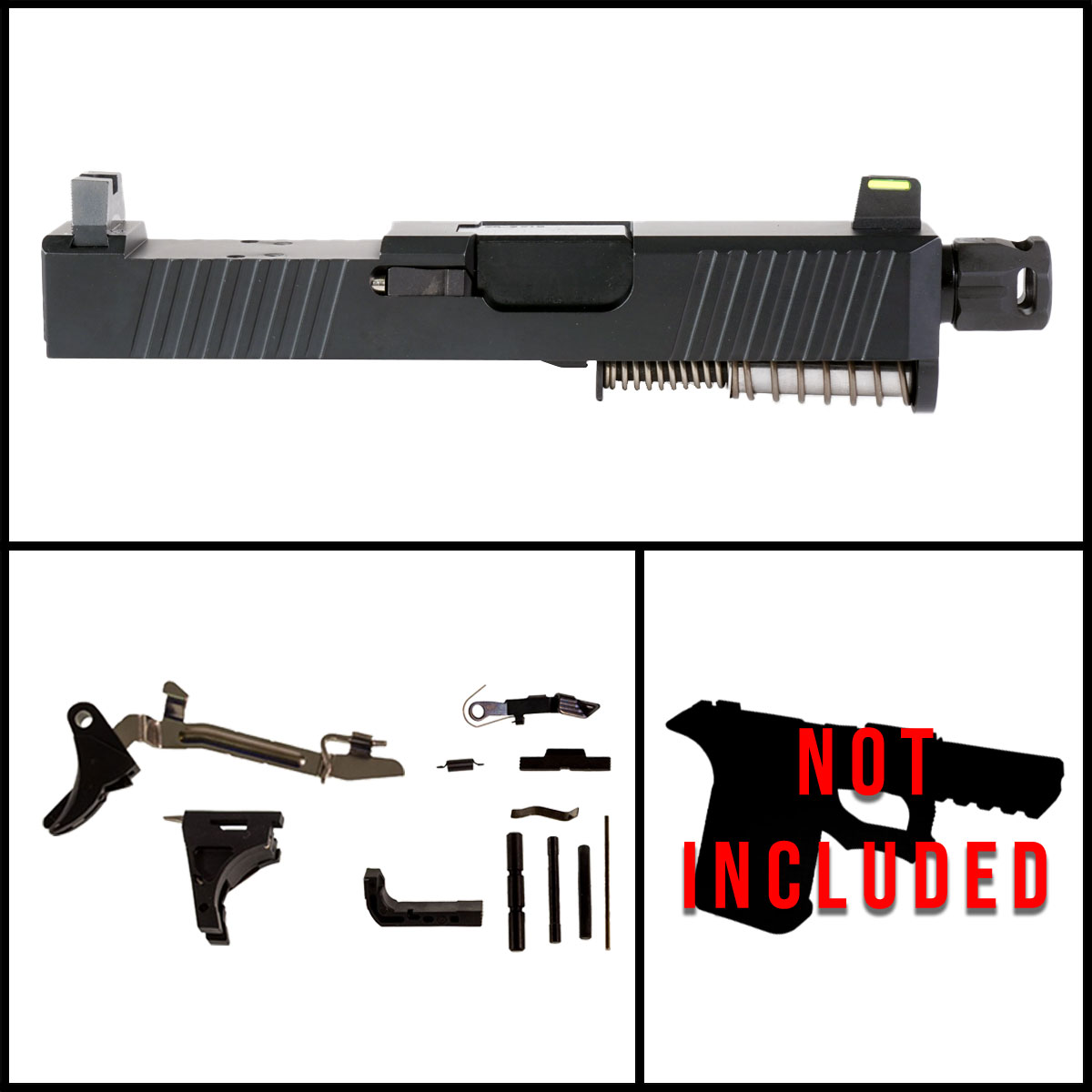 DTT 'Bad Company' 9mm Full Gun Kit - Glock 26 Gen 1-3 Compatible