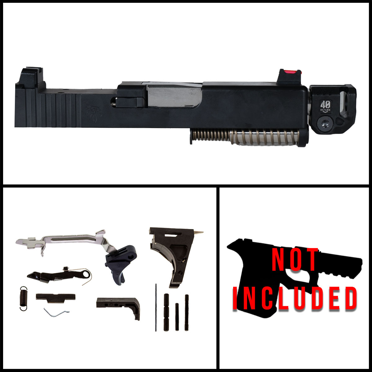 DD 'Pocket Ace' 9mm Glock 43 Compatible Full Pistol Build Kit ...