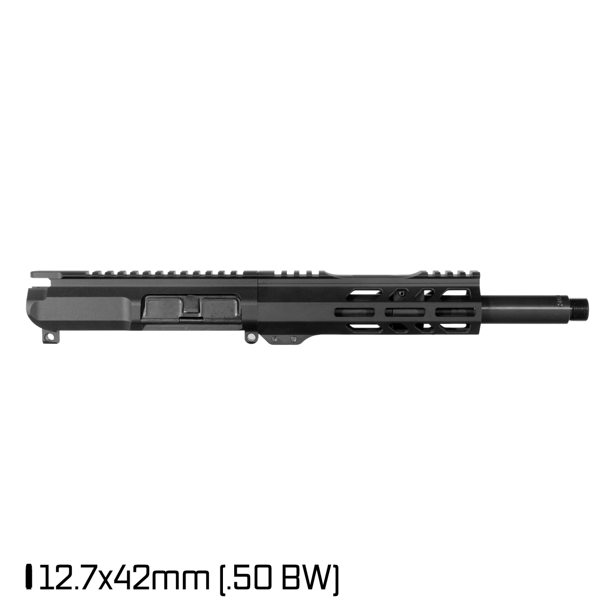 Davidson Defense Gray Wolf 10.5-inch Pistol-Gas 1:20 12.7X42 AR-15 M-Lok Pistol Upper Build Kit, Suppressor Ready