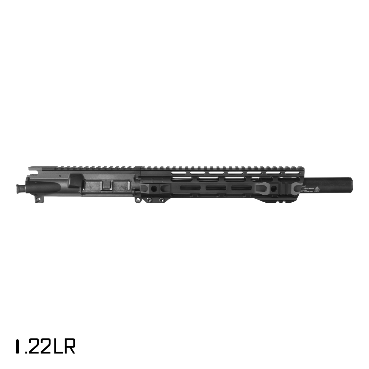 Davidson Defense Holdfast 9-inch .22 LR AR-15 Freefloat M-Lok Handguard Pistol Upper Build Kit, Teardrop .22LR Suppressor