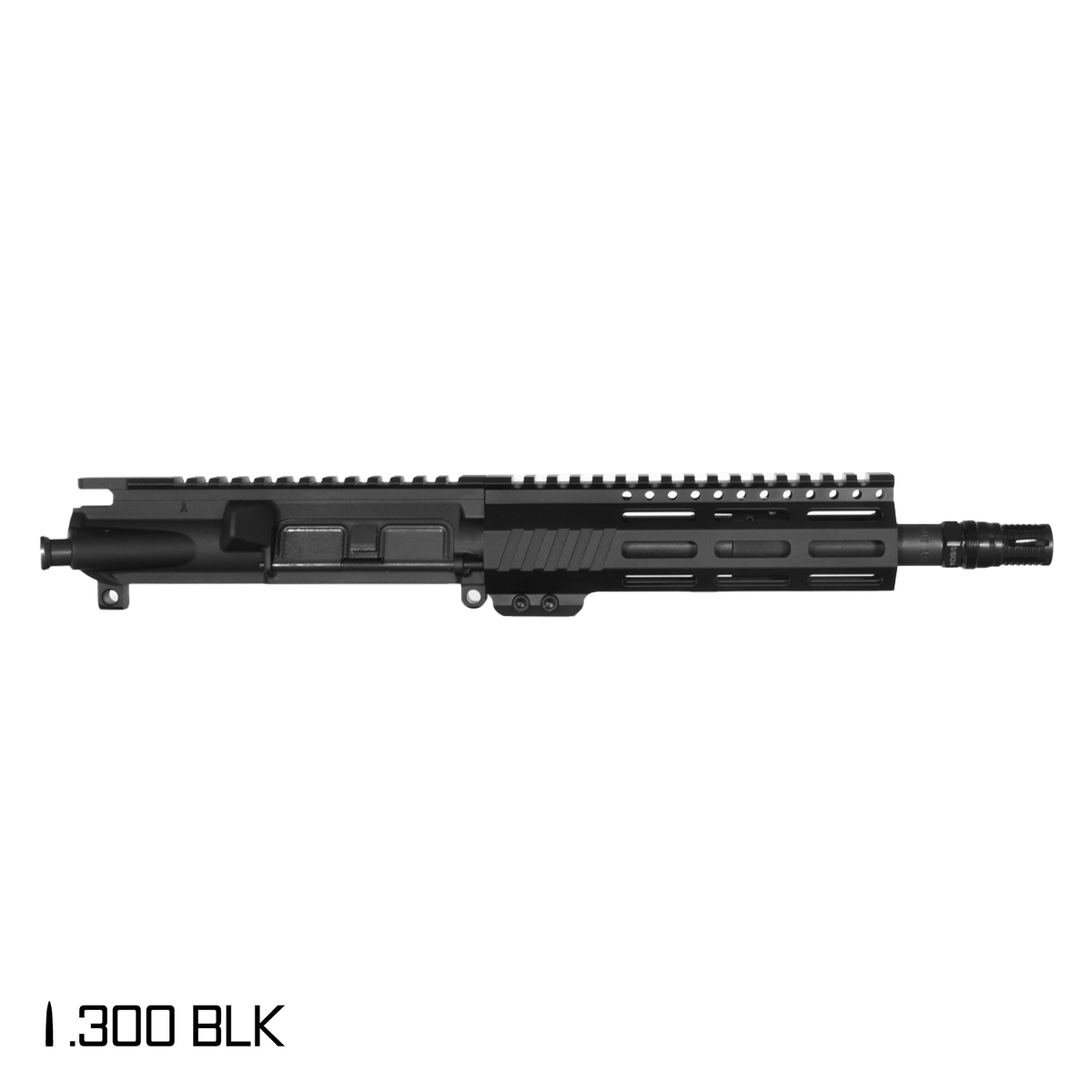 Davidson Defense Aegis 8.5-inch Pistol-Gas 1:9 .300 BLK AR-15 M-LOK Handguard Pistol Upper Build Kit, KAK Industry Plan B A7 Flash Hider