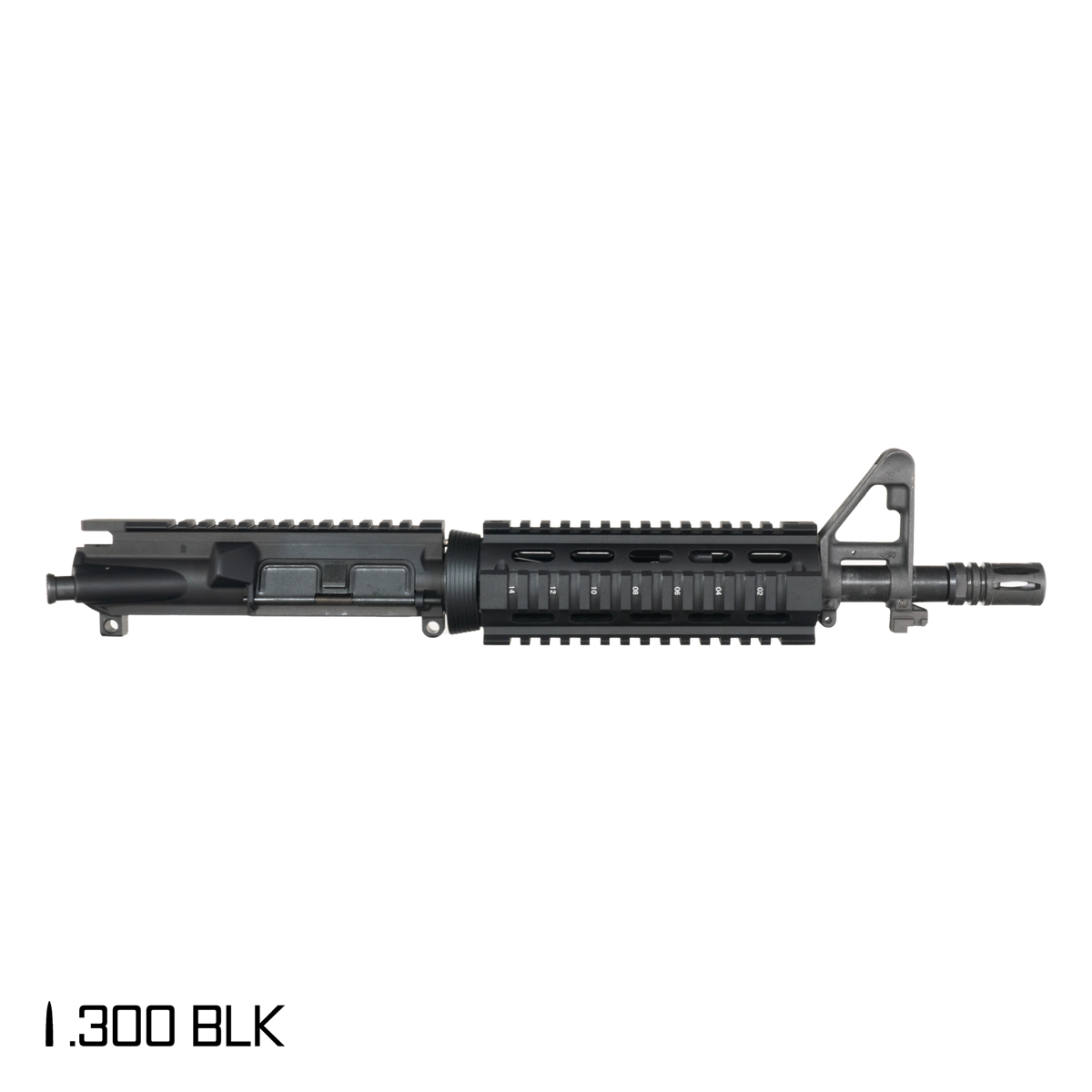 Davidson Defense Retro MK18 MOD 0 10.5-inch Pistol-Gas 1:7 .300 BLK AR-15 FSB Carbine-Length Quad-Rail Handguard Pistol Upper Build Kit