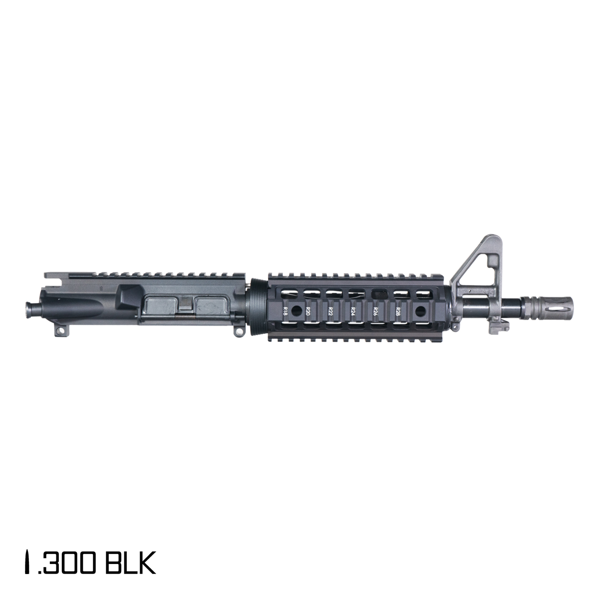 Davidson Defense Lockdown 10.5-inch Pistol-Gas 1:8 .300 BLK AR-15 FSB Carbine-Length Quad-Rail Handguard Pistol Upper Build Kit