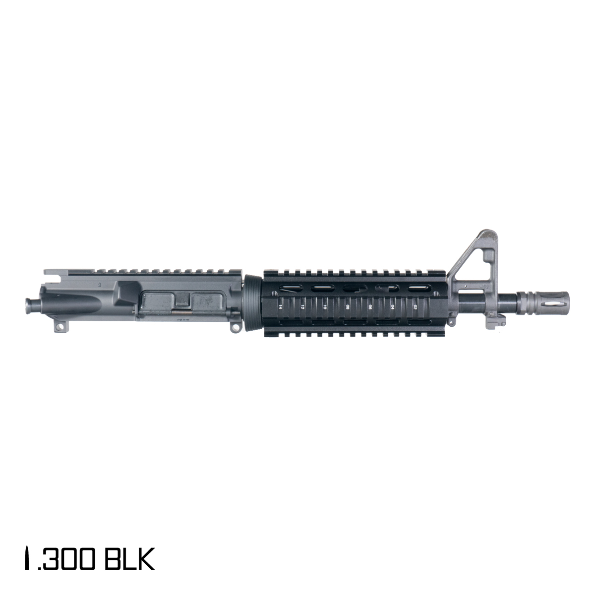 Davidson Defense Afterstate 10.5-inch Pistol-Gas 1:8 .300 BLK AR-15 FSB Carbine-Length Quad-Rail Handguard Pistol Upper Build Kit