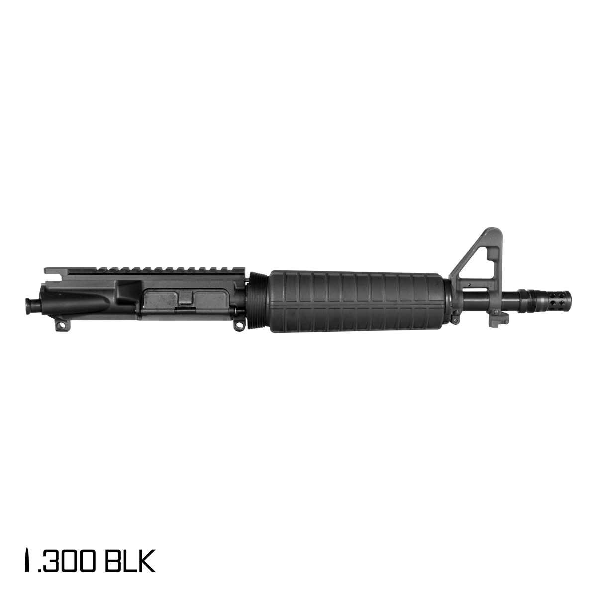 Davidson Defense Failsafe 10.5-inch Pistol-Gas 1:8 300 BLK AR-15 FSB Carbine-Length Drop-In Handguard Pistol Upper Build Kit, Plan B Muzzle Radial Hole Brake