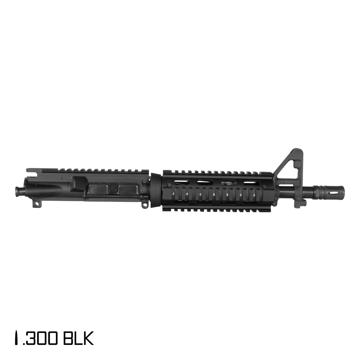 Davidson Defense Breacher Up 10.5-inch Pistol-Gas 1:8 .300 BLK AR-15 FSB Quad-Rail Pistol Upper Build Kit
