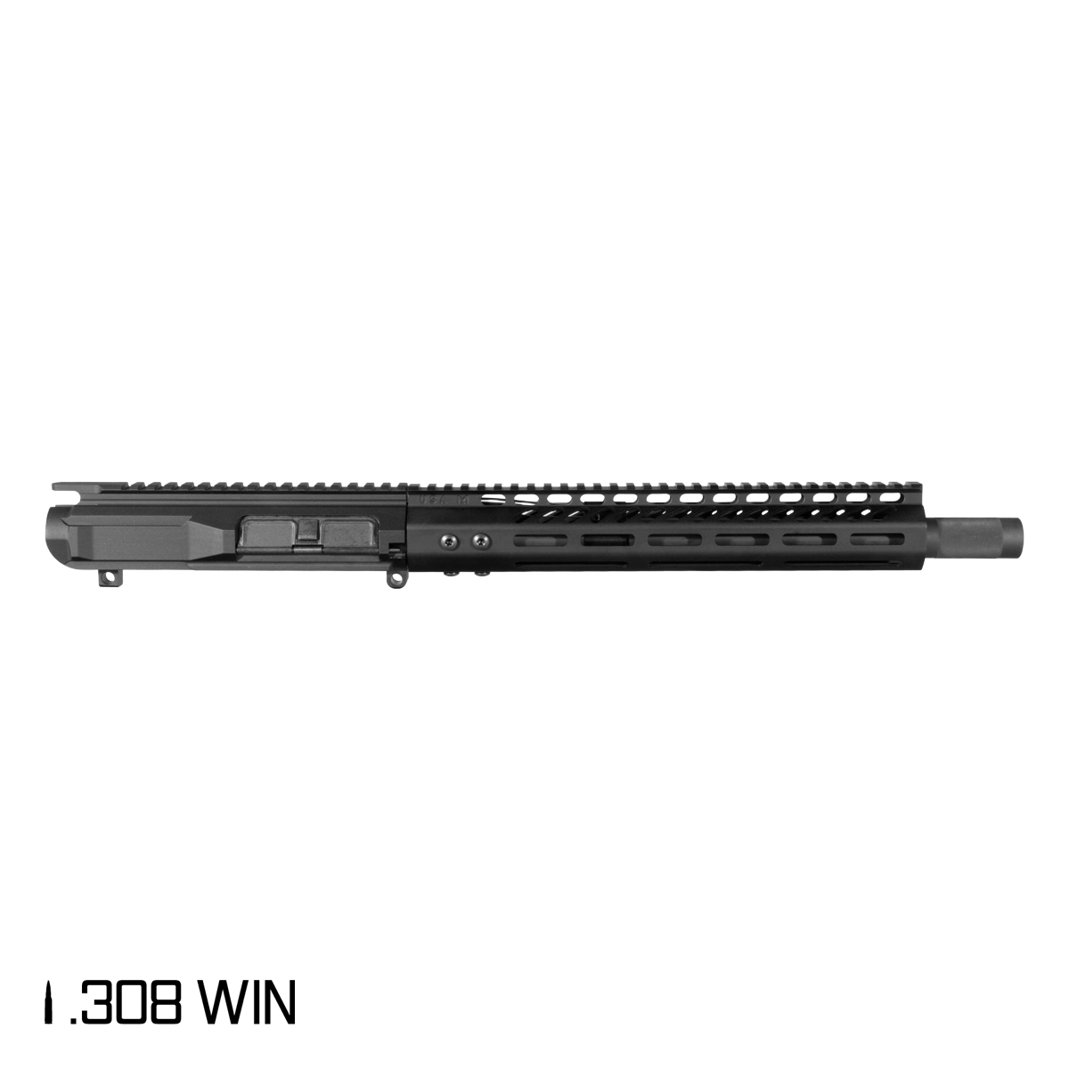 Davidson Defense Statesman 12.5-inch Pistol-Gas 1:10 .308 Win AR-10 M-Lok Pistol Upper Build Kit