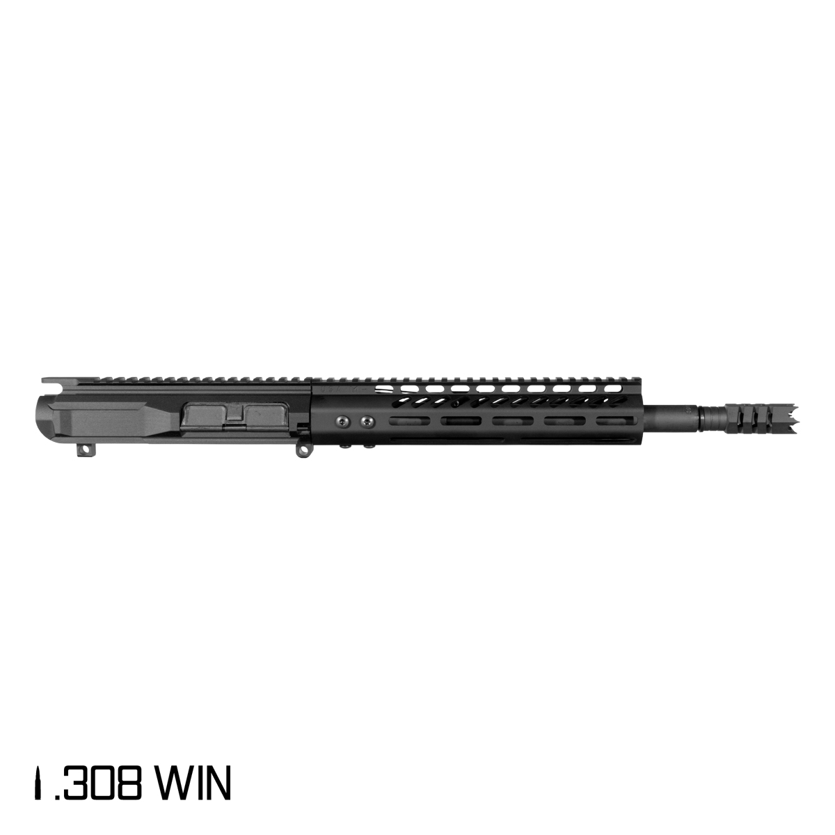 Invader 12.5-inch Pistol-Gas 1:10 308 Win AR-10 Freefloat M-Lok Pistol Upper Build Kit