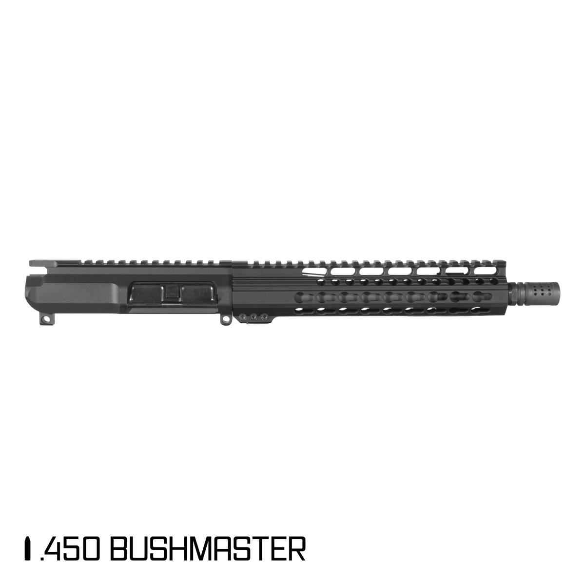 Davidson Defense Hammer Forge 10.5-inch Carbine-Gas 1:24 .450 Bushmaster AR-15 Freefloat Keymod Handguard Pistol Upper Build Kit