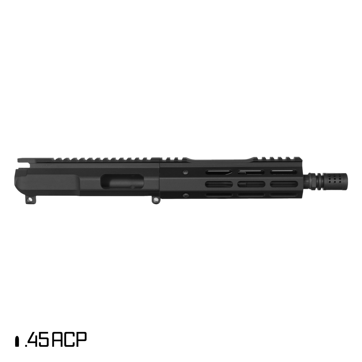 Davidson Defense Librarian’s Key 7.5-inch Pistol-Gas 1:16 .45 ACP AR-15 Freefloat M-Lok Handguard Pistol Upper Build Kit