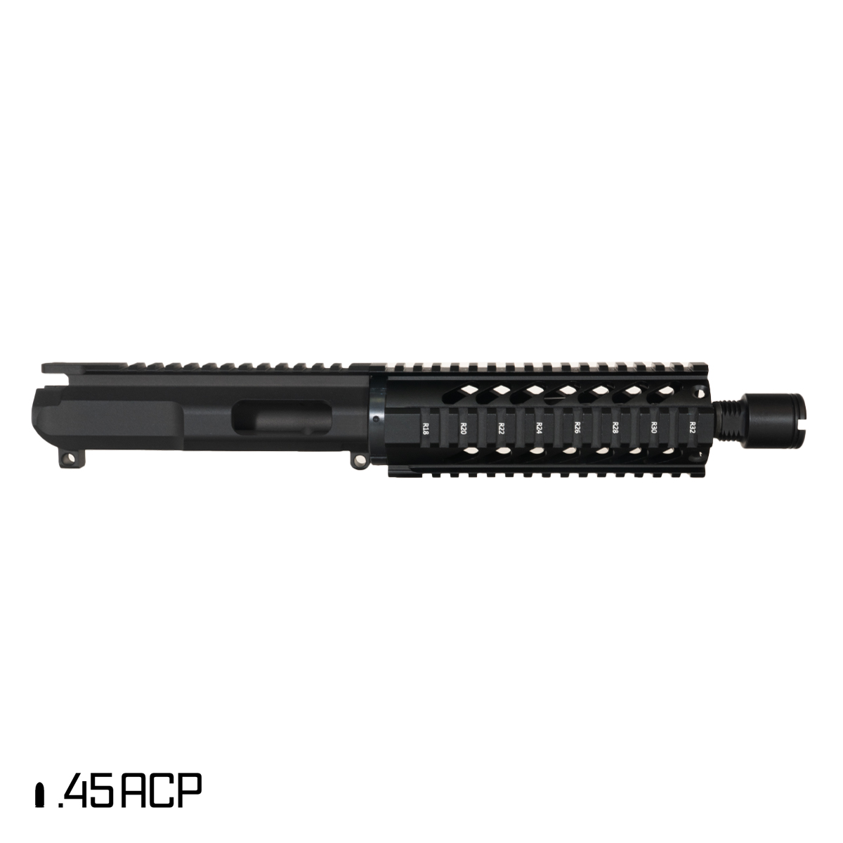 Davidson Defense Last Light 7.5-inch 1:16 .45 ACP AR-15 Freefloat Quad-Rail Handguard Pistol Upper Build Kit