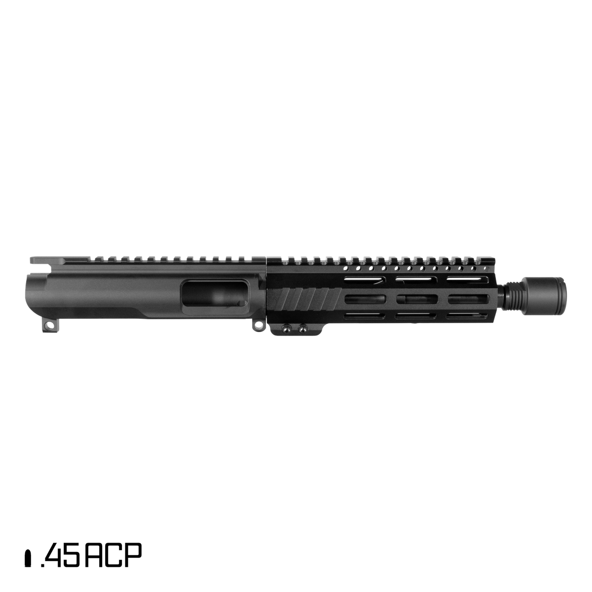 Davidson Defense Silver Vengeance 7.5-inch 1:16 .45 ACP AR-15 M-Lok Handguard Pistol Upper Build Kit