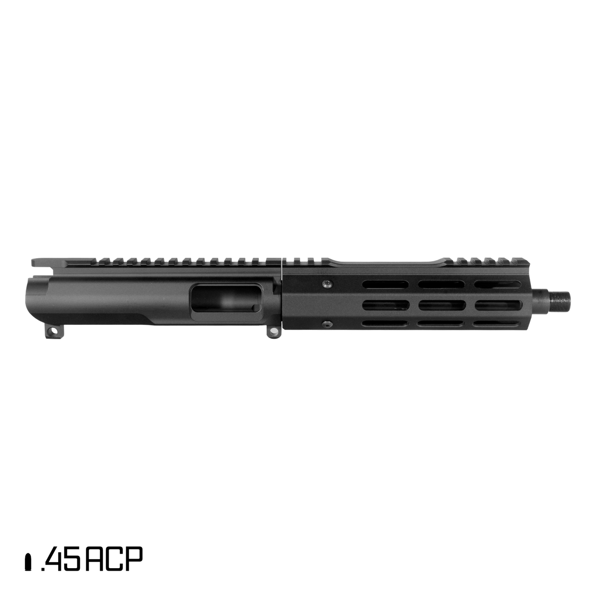 Davidson Defense Suppressor Ready Ronin Competition 8-inch 1:16 45ACP AR-15 Freefloat M-Lok Handguard Pistol Upper Build Kit